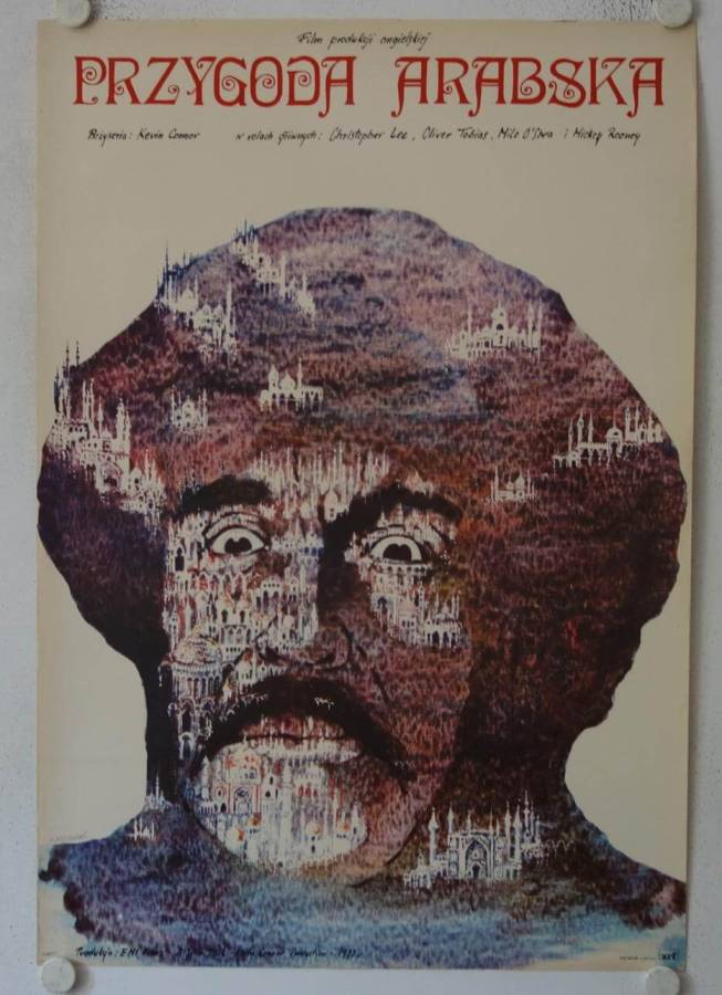 Im Bann des Kalifen originales polnisches Filmplakat